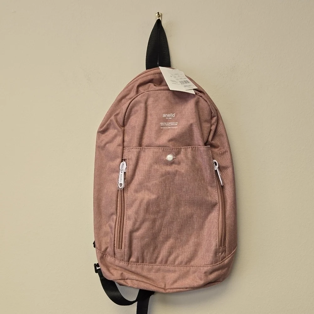 Anello One Shoulder Backpack Pink